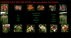 Desktop Screenshot of potomaclilysociety.org
